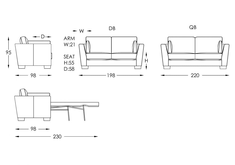 Moran Furniture Mika Sofa Bed