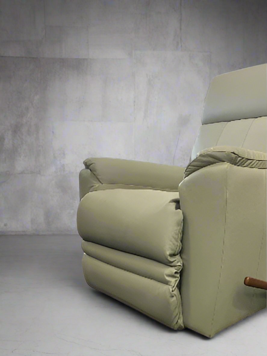 Lazy Boy Tallladega Recliner in Stone Leather - Clarance Item