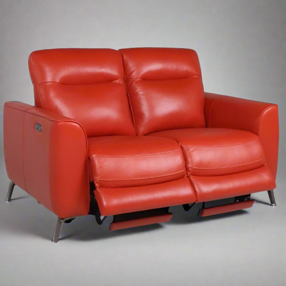 La - Z - Boy Colorado 2.5 Seat Sofa in Jersey Flame Leather - Clearance Item