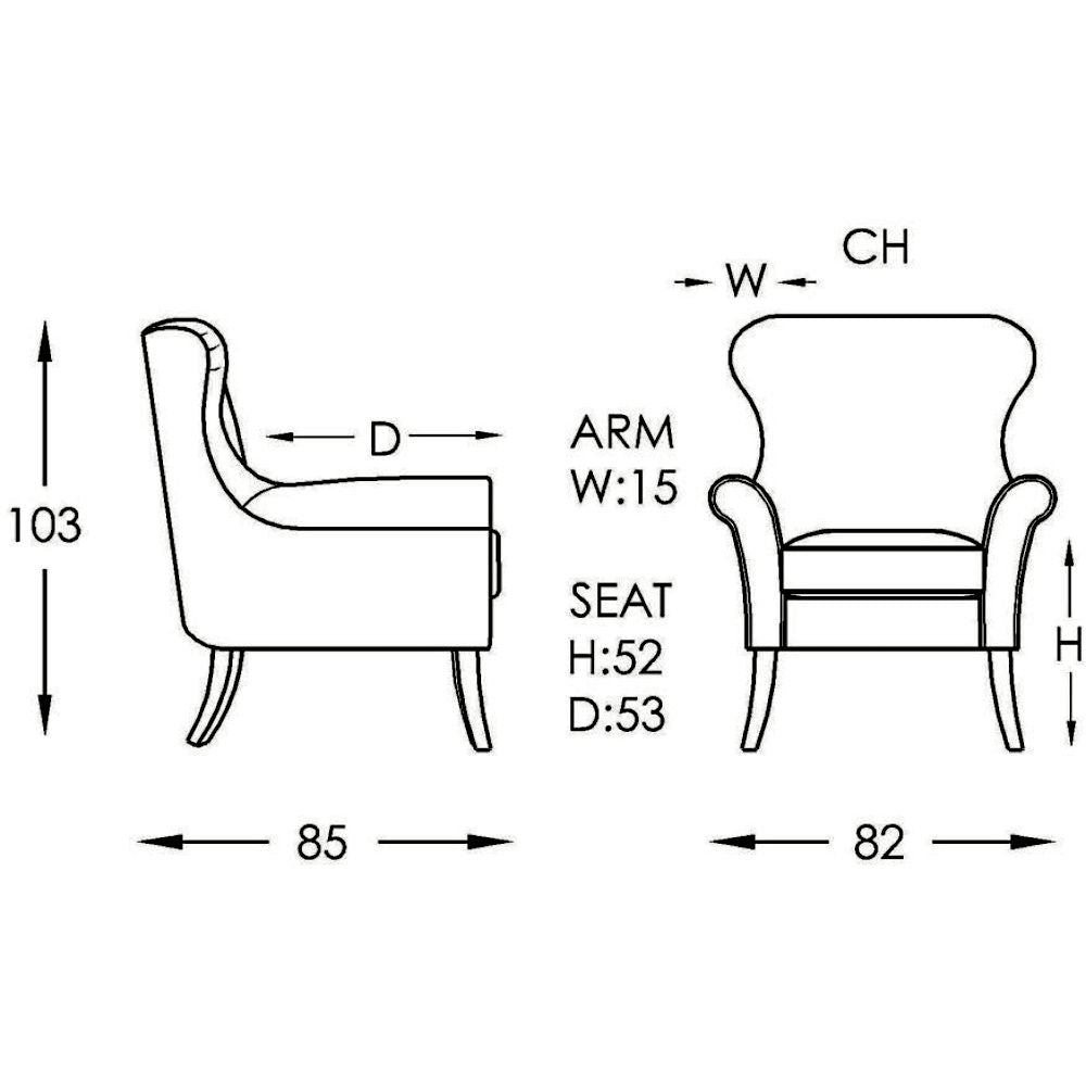 Moran Alberta Accent Chair Fabric